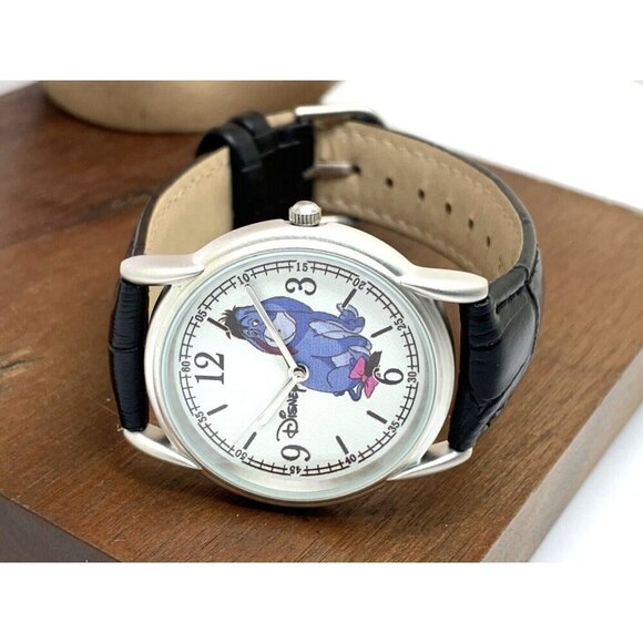 Disney Eeyore Women\'s Watch White Dial Quartz 35mm Black Leather Strap XWA4404 main image 3